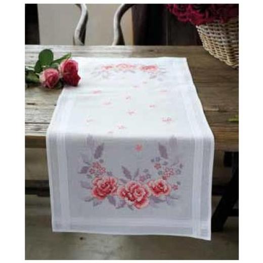 Vervaco - Läufer Rosa Rosen (Ausverkauf)