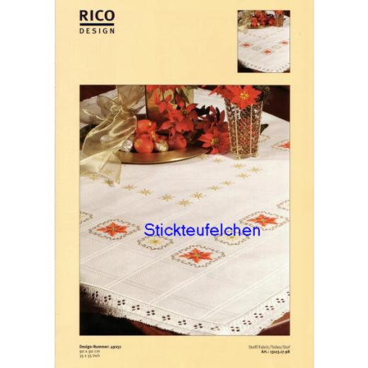 Rico Design - Tischdecke Weihnachtsstern (Ausverkauf)