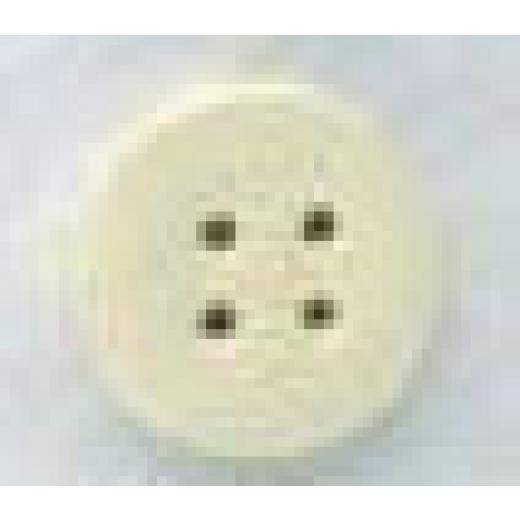 Mill Hill Button Medium Round - White (Ausverkauf)