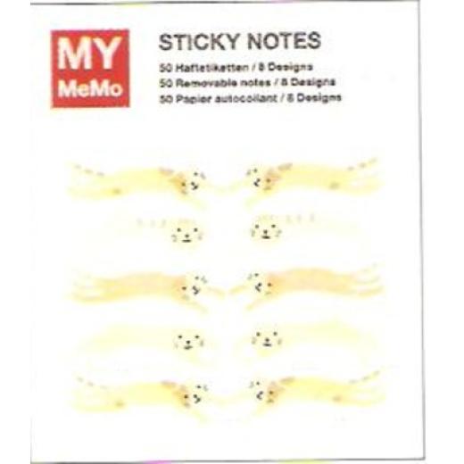 Rico Design - Sticky Notes Haftetiketten Katzen (Ausverkauf)
