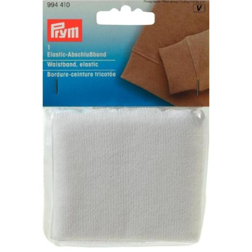 Elastic-Abschlußbund weiss 93x140 mm - Prym (Ausverkauf)