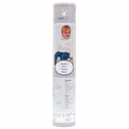 Rico Design Strick-Set Babypullover weiß (Ausverkauf)