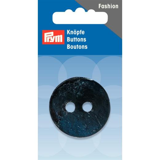 Knopf Kokos rund dunkelblau Ø 34 mm - Prym (Ausverkauf)