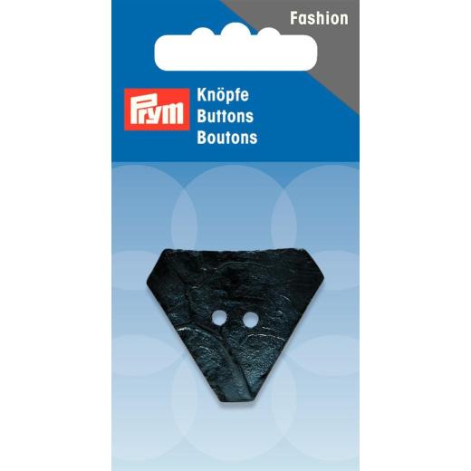 Knopf Kokos Dreieck dunkelblau Ø 30 mm - Prym (Ausverkauf)