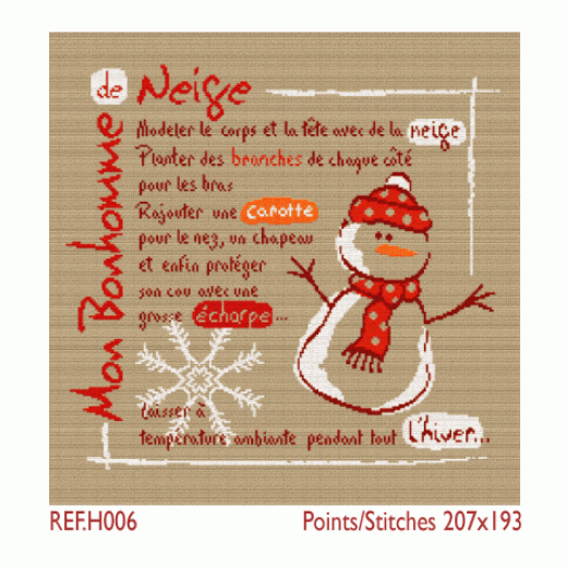 Lilipoints - Le Bonhomme de Neige (Ausverkauf)