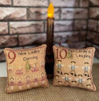 Twelve Days Of Christmas 5 - Mani Di Donna (Stickvorlage)
