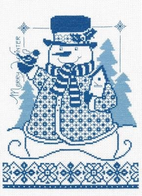 Stickvorlage Imaginating - Merry Winter Snowman