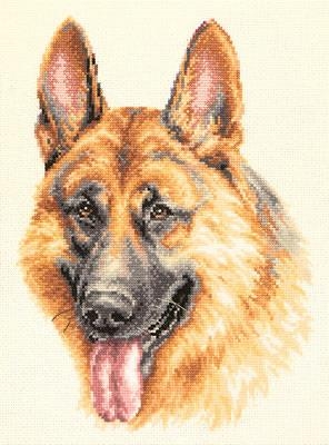 Magic Needle - Stickbild German Shepherd