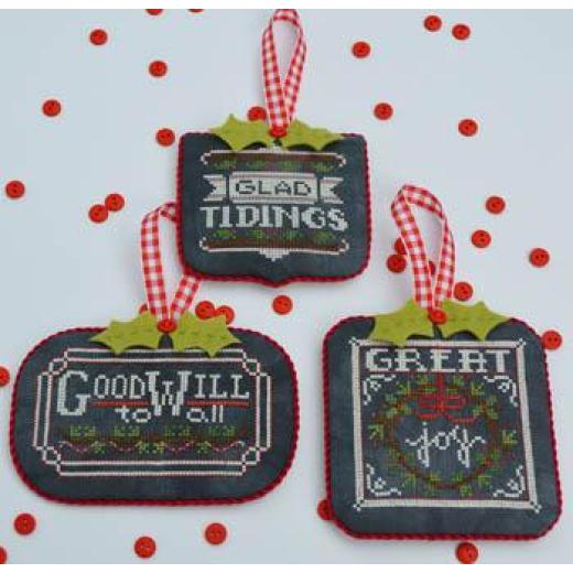 Hands On Design - Chalkboard Ornaments Christmas Collection 2 - Ausverkauf