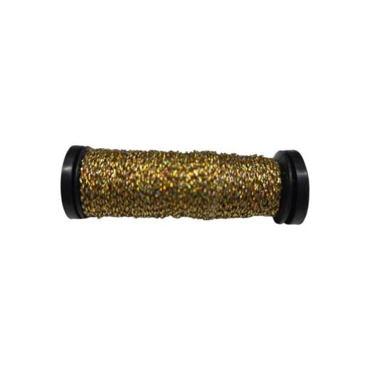 #4 002L Gold Holographic - Kreinik 4 Very Fine Braid