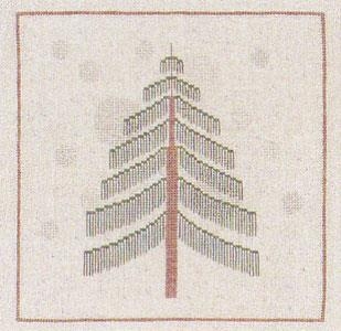 Fremme Stickpackung - Weihnachtsbaum 24x24 cm