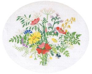 Haandarbejdets Fremme - Blumenstrauß