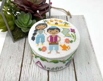 Stickvorlage Tiny Modernist Inc - Fairy Tale Pin Cushions Aladdin