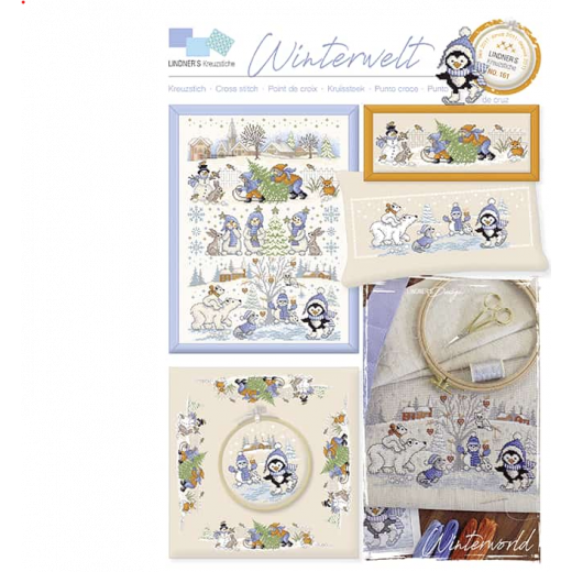 Winterwelt - Lindners Kreuzstiche (Stickvorlage)