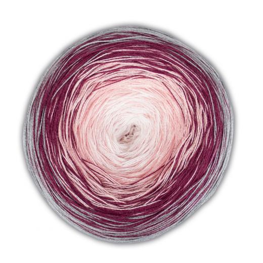 Woolly Hugs Bobbel Cotton - grau-rosé (01)