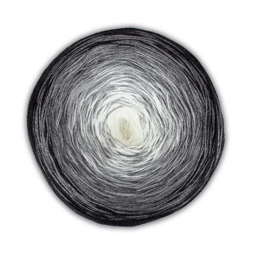 Woolly Hugs Bobbel Cotton - schwarz-grau (09)