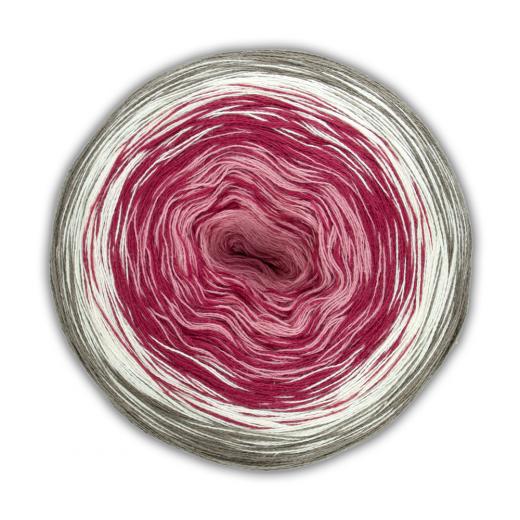 Woolly Hugs Bobbel Cotton - rot-grau (20)