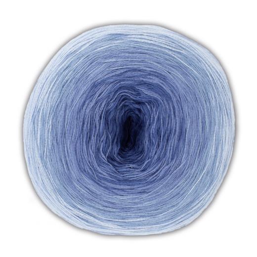 Woolly Hugs Bobbel Cotton - weiß-bleu-blau (29)