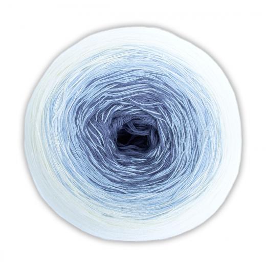 Woolly Hugs Bobbel Cotton - natur-hellblau (57)