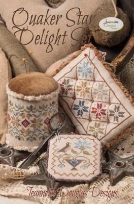 Stickvorlage Jeannette Douglas Designs - Quaker Star Delight Set