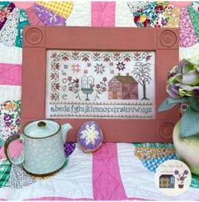 Stickvorlage Pansy Patch Quilts & Stitchery - Love - Spring At Pansy Patch Manor