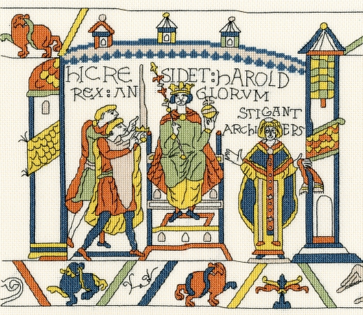Bothy Threads Bayeux Tapestry - The Coronation