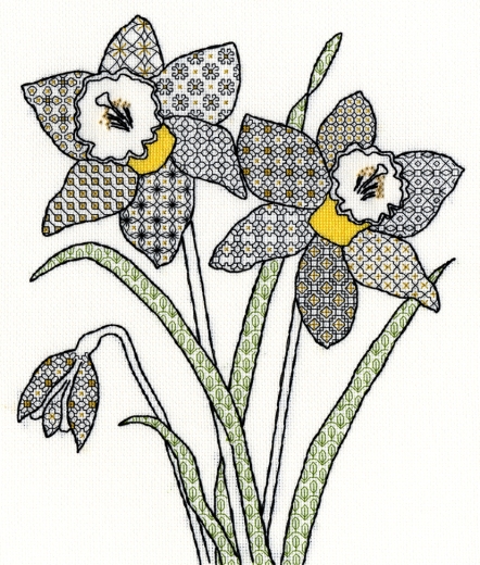 Bothy Threads Blackwork - Daffodil