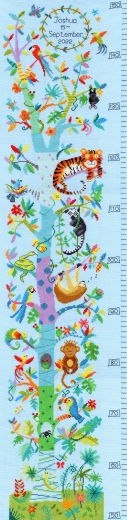 Bothy Threads Emily Johnston - Tropical Height Chart