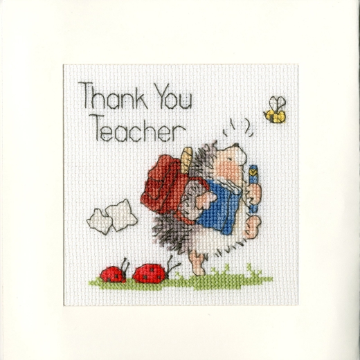 Bothy Threads Stickpackung - Greeting Card - Schools Out