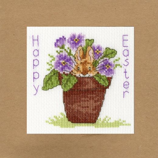 Bothy Threads Stickpackung - Greeting Card - Easter Bunny