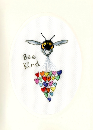 Bothy Threads Stickpackung - Greeting Card - Bee Kind