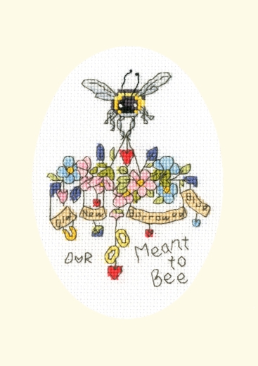 Bothy Threads Stickpackung - Greeting Card - Meant To Bee