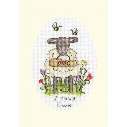 Bothy Threads Eleanor Teasdale - I Love Ewe