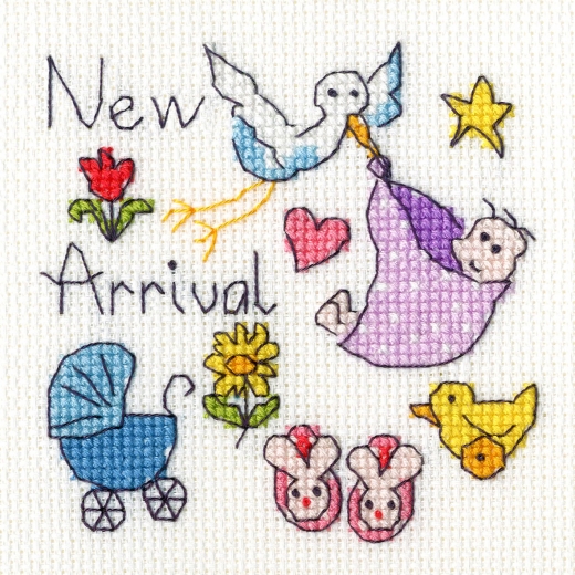 Bothy Threads June Armstrong - New Baby Card