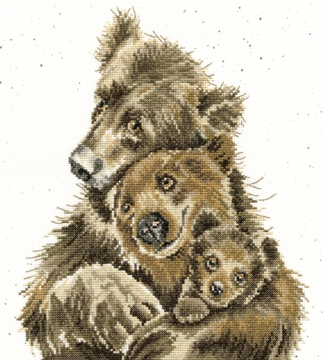 Bothy Threads Stickpackung - Bear Hugs
