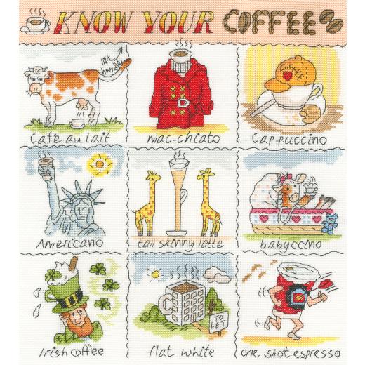 Bothy Threads Stickpackung - Know Your Coffee