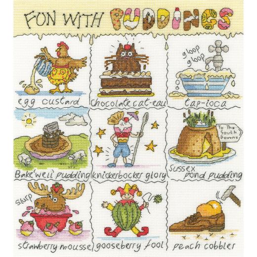 Bothy Threads Helen Smith - Fun With Puddings