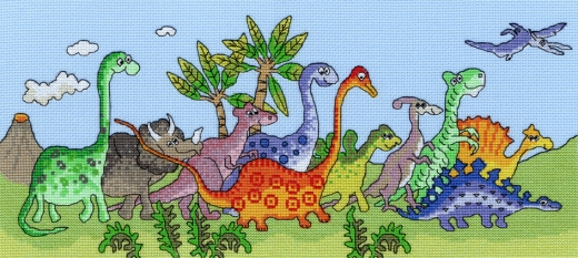 Bothy Threads Julia Rigby - Dinosaur Fun