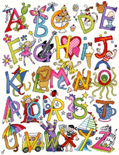 Bothy Threads Julia Rigby - Alphabet Fun