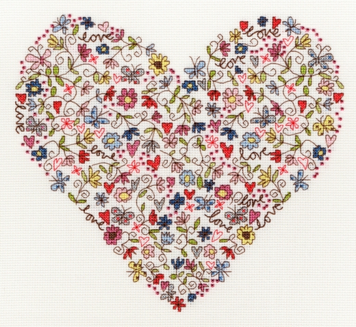 Bothy Threads Kim Anderson - Love Heart