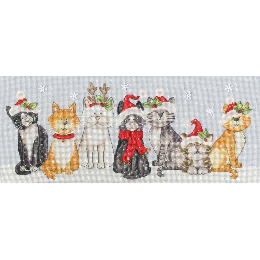 Bothy Threads Karen Tye Bentley - Festive Felines