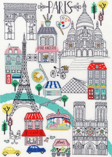 Bothy Threads Stickpackung - Love Paris