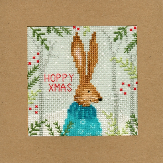 Xmas Hare - Bothy Threads Karen Tye Bentley (Stickpackung)