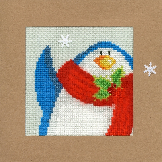 Bothy Threads Stickpackung - Christmas Card - Snowy Penguin