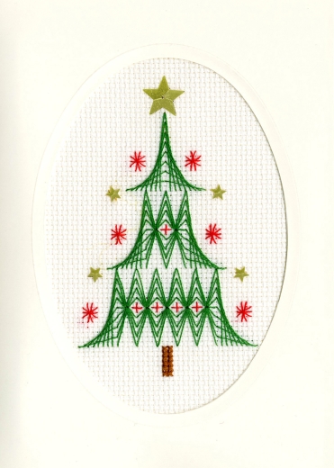 Bothy Threads Stickpackung - Christmas Card - Christmas Tree