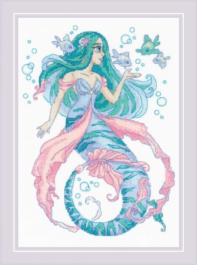 Riolis Stickpackung - Little Mermaid Rosalina