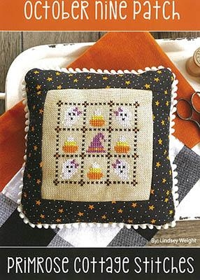 Stickvorlage Primrose Cottage Stitches - October Nine Patch