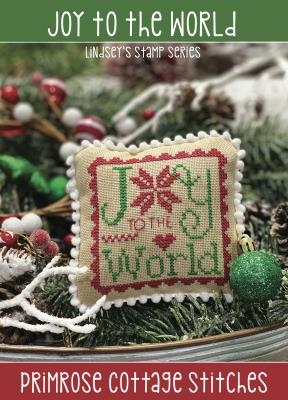 Stickvorlage Primrose Cottage Stitches - Joy To The World (Lindseys Stamp)