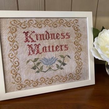 Stickvorlage Frog Cottage Designs - Kindness Matters