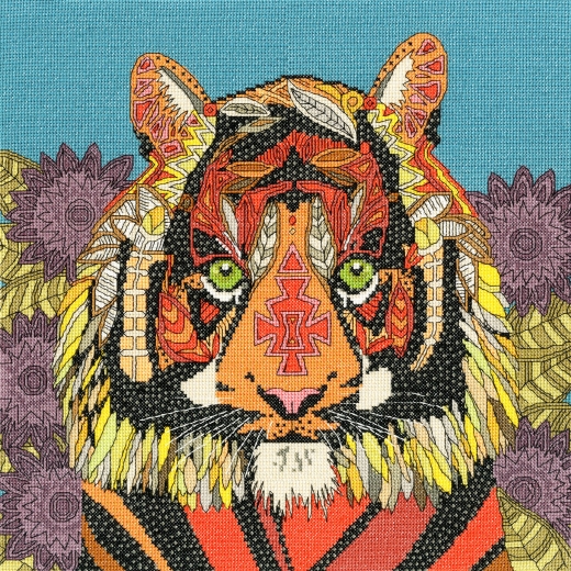 Bothy Threads Stickpackung - Jewelled Tiger